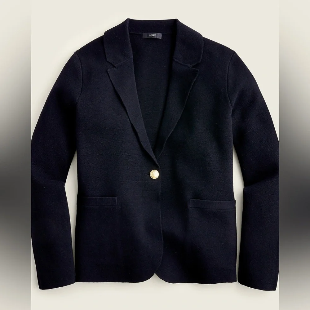 J.Crew Camille shrunken sweater-blazer